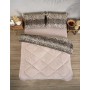 ETE HOMETEX ÇİFT KİŞİLİK LÜX WELSOFT YORGAN SETİ 195X215CM LEOPAR BEJ 8696474231945